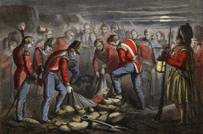 Burial of Sir John Moore by English School
